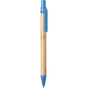 Penna a sfera in bamboo DRYON E25835 - Blu Navy