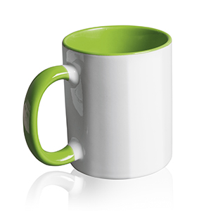 Tazza mug per sublimazione in ceramica 300 ml MUG-COLORIN G17341 - Verde Chiaro