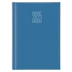 Agenda personalizzata giornaliera fogli quadrettati cm 17x24 S/D abbinati LUCERA H20820 - Azzurro