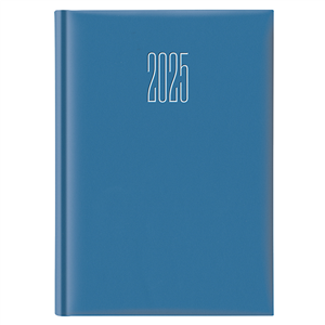 Agenda personalizzata giornaliera fogli quadrettati cm 15x21 S/D abbinati LUCERA H20920 - Azzurro