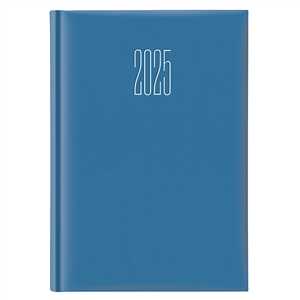 Agenda personalizzabile giornaliera cm 15x21 S/D separati LUCERA H62820 - Azzurro