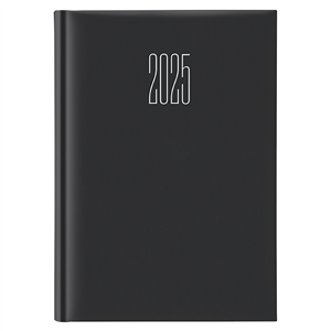 Agenda personalizzabile giornaliera cm 21x29,7 S/D separati LUCERA H65120 - Nero