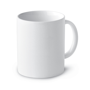 Mug tazza personalizzata in ceramica 300 ml DUBLIN KC7062 - Bianco