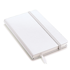 Quaderno personalizzato con copertina rigida in formato A6 NOTY-S L12021 - Bianco
