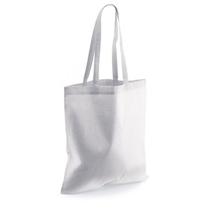 Shopper personalizzata in cotone 110gr cm 38x42 Legby S'Bags TAO M12043 - Bianco