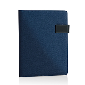 Portablocco A4 in similpelle Legby Data Tech REPORT M17014 - Blu Navy