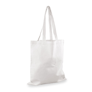 Shopper personalizzata in cotone canvas 250 gr cm 38x42 Legby S'Bags URA M18050 - Bianco