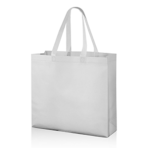 Shopper spesa personalizzata tnt laminato cm 40x35x12 Legby S'Bags GIFU M20070 - Bianco