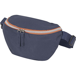 Marsupio personalizzato HALIFAX M25157 - Blu Navy - Arancio