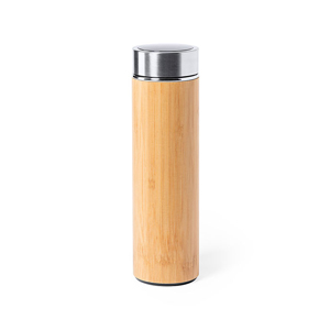 Thermos personalizzato in bamboo e acciaio 500 ml DOLINIX MKT1055 - Neutro