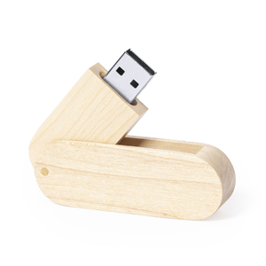 USB in legno personalizzata VEDUN 16GB MKT1308 - Neutro