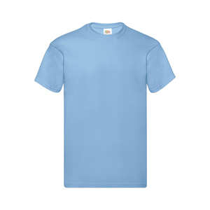 Maglietta promozionale uomo in cotone 150 gr Fruit of the Loom ORIGINAL T MKT1333 - Azzurro