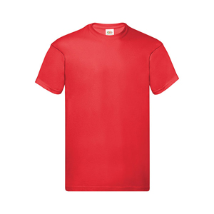 Maglietta promozionale uomo in cotone 150 gr Fruit of the Loom ORIGINAL T MKT1333 - Rosso