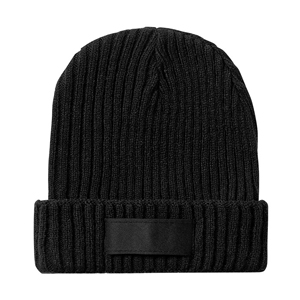 Cappello personalizzato invernale in acrilico SELSOKER MKT1442 - Nero