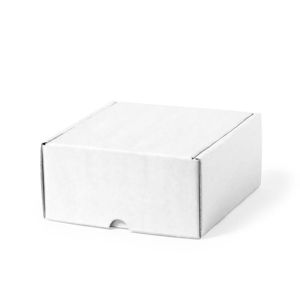 Scatola da regalo in cartone riciclato FISSUR MKT1550 - Bianco
