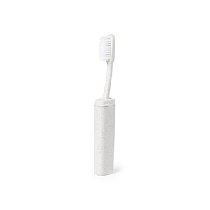 Spazzolino da denti pieghevole in fibra di grano DUNCAN MKT1639 - Naturale