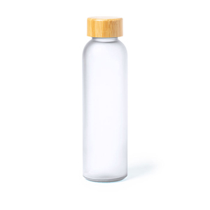 Bottiglia in vetro con tappo in legno 500 ml ESKAY MKT1811 - Bianco