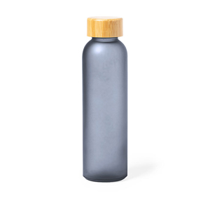 Bottiglia in vetro con tappo in legno 500 ml ESKAY MKT1811 - Nero