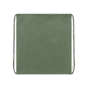 Sacca zaino personalizzata in cotone organico MAZIU MKT1836 - Verde