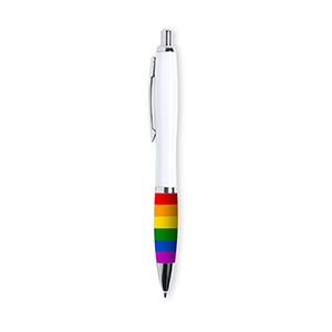 Penna personalizzata con impugnatura multicolor POISON MKT1927 - Arcobaleno