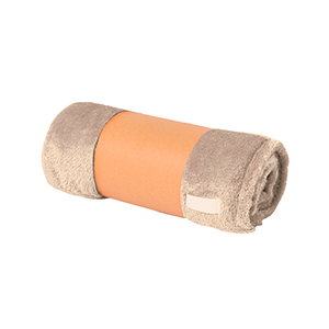 Plaid personalizzato in morbido coral fleece 260 gr/m2 160x130 cm DURMOK MKT20159 - Naturale