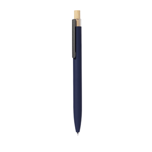 Penna personalizzata ADAM, in alluminio riciclato e bamboo MKT20181 - Blu Navy