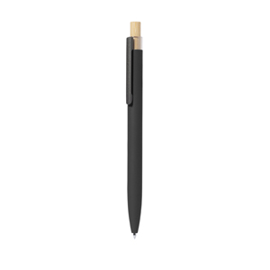 Penna personalizzata ADAM, in alluminio riciclato e bamboo MKT20181 - Nero