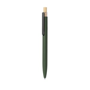 Penna personalizzata ADAM, in alluminio riciclato e bamboo MKT20181 - Verde