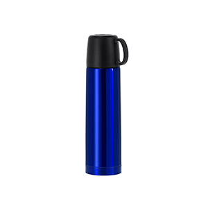 Thermos personalizzato da 500 ml con tazza inclusa TIBBER MKT20203 - Blu