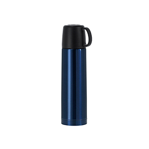 Thermos personalizzato da 500 ml con tazza inclusa TIBBER MKT20203 - Blu Navy