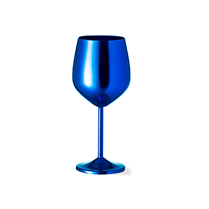 Bicchiere da vino in alluminio personalizzato da 540 ml ARLENE MKT20210 - Blu