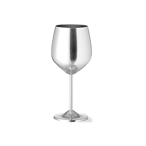 Bicchiere da vino in alluminio personalizzato da 540 ml ARLENE MKT20210 - Platino