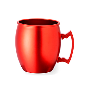 Tazza personalizzata in alluminio da 540 ml ASHLEY MKT20211 - Rosso