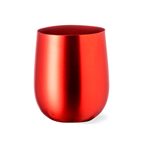 Bicchiere personalizzato in alluminio da 480 ml AMELY MKT20212 - Rosso