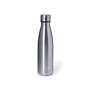 Thermos personalizzato da 500 ml con termometro touch CHUCK MKT20214 - Platino