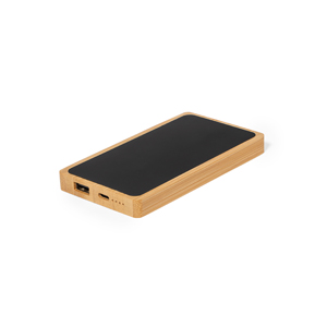 Power bank personalizzato KOBY, in bamboo MKT20283 - Neutro