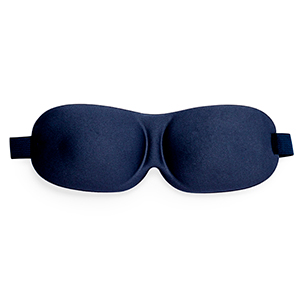 Maschera da viaggio personalizzata BEZZ MKT20352 - Blu Navy