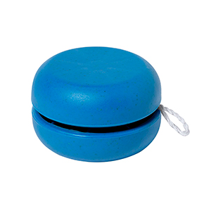 Yo-Yo personalizzato in fibra di grano DOPEY MKT20385 - Blu