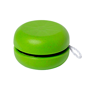 Yo-Yo personalizzato in fibra di grano DOPEY MKT20385 - Verde