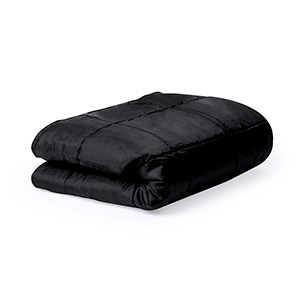 Coperta Picnic personalizzata 120x150 cm con fodera BAREA MKT20461 - Nero