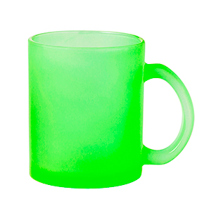 Tazza in vetro trattato per sublimazione da 350 ml CERVAN MKT20516 - Verde Chiaro