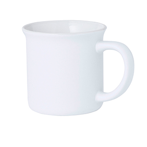 Tazza in ceramica personalizzata da 300 ml HILMAN MKT20519 - Bianco