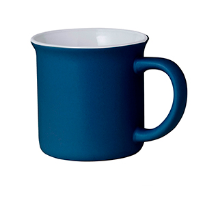 Tazza in ceramica personalizzata da 300 ml HILMAN MKT20519 - Blu Navy