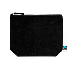 Pochette personalizzata in 100% cotone YINK FAIRTRADE MKT20537 - Nero