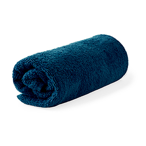 Asciugamano personalizzato in 100% cotone biologico 350 gr/m2 cm 100x150 CANORIA MKT20598 - Blu