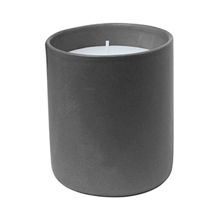 Candela personalizzata in ceramica con aroma vaniglia ELORA MKT20600 - Grigio