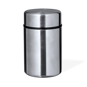 Porta pranzo personalizzato in acciaio inox da 600 ml ZANKA MKT20613 - Platino