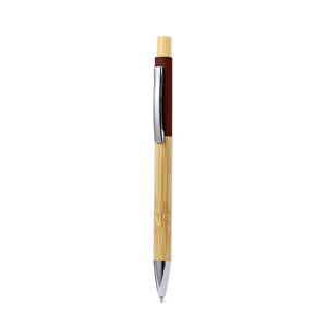 Penna personalizzata in bamboo RENOL MKT20648 - Rosso