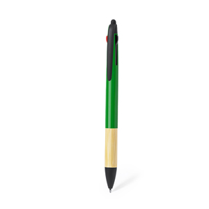 Penna 3 in 1 personalizzata MILOK MKT20676 - Verde