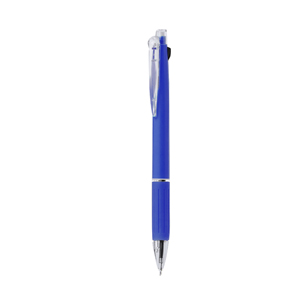 Penna multifunzione 2 colori LECON, personalizzatbile con logo  MKT20677 - Blu